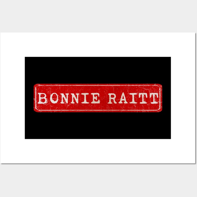 vintage retro plate Bonnie Raitt Wall Art by GXg.Smx